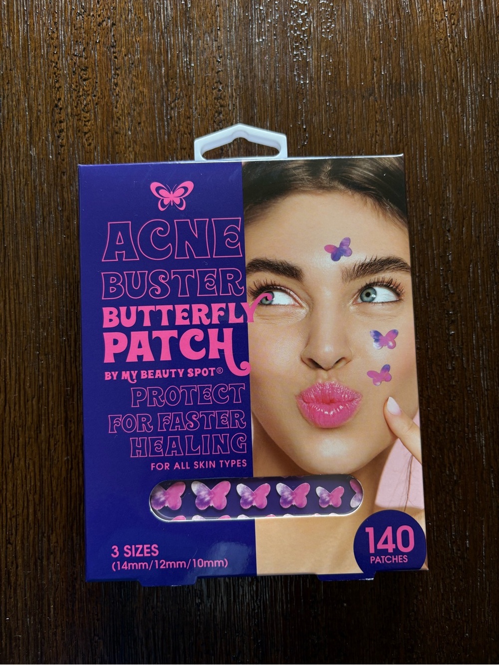 Acne Buster Butterfly Patch - Purple & Pink